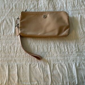 Lululemon Pale Pink Clutch Wristlet
